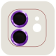 Захисне скло на камеру Metal iPhone 11/12/12 mini Фіолетове