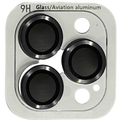 Защитное стекло на камеру Metal iPhone 12 Pro Max Темно-серое
