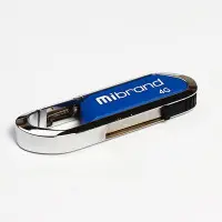 Флеш память 4Gb Wibrand Aligator USB 2.0 Blue, Синий
