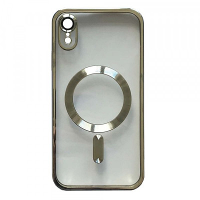 Чехол накладка Shining Camera MagSafe iPhone XR Natural Titanium
