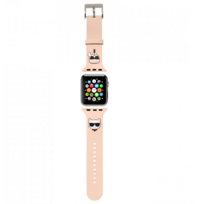 Ремінець Apple Watch 38мм Karl Lagerfeld Рожевий