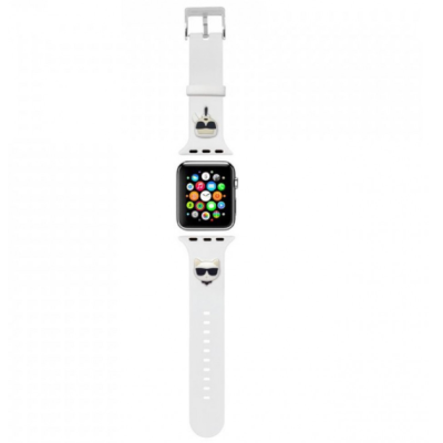 Ремінець Apple Watch 38мм Karl Lagerfeld Білий