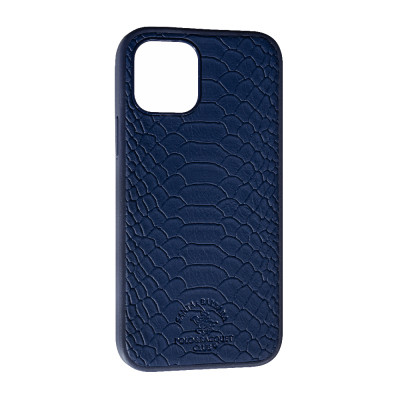 Чехол накладка Santa Barbara Snake iPhone 12 Синяя