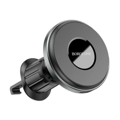 Автотримач Borofone BH202 с БЗУ 15W Black, Чёрный