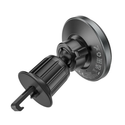 Автотримач Borofone BH202 з БЗП 15W Black, Чорний