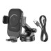 Автодержатель Borofone BH203 с БЗП 15W Black, Черный