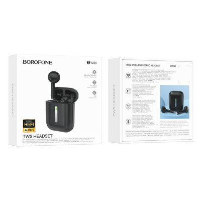 Безпровідні навушники Borofone BW38 Joy true Black, чорний