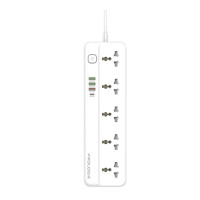 Сетевой Удлинитель 2м,5 розеток,4 USB 2.5 кВт Prologix PR-SC5615W