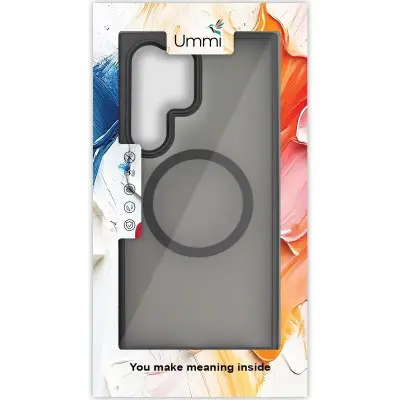 Чохол Накладка Ummi Colorfull MagSafe Samsung S938 S25 Ultra Чорна Чохол Накладка Ummi Colorfull MagSafe Samsung S938 S25 Ultra Чорна
