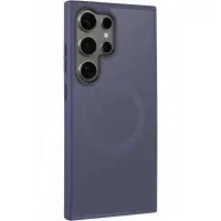 Чехол Накладка Ummi Colorfull MagSafe Samsung S938 S25 Ultra Синяя