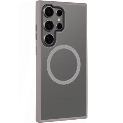 Чехол Накладка Ummi Colorfull MagSafe Samsung S938 S25 Ultra Серая