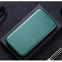 Книжка Anomaly Carbon  Xiaomi Redmi Note 9s/Note 9 Pro Зелена Книжка Anomaly Carbon  Xiaomi Redmi Note 9s/Note 9 Pro Зелена