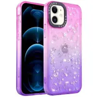 Чехол накладка Shiny-S iPhone 7 Розовая/Фиолетовая