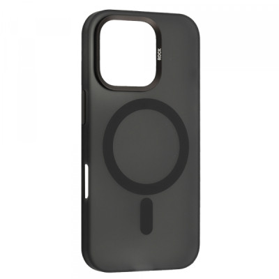 Чехол накладка Rock Matte MagSafe iPhone 16 Черная
