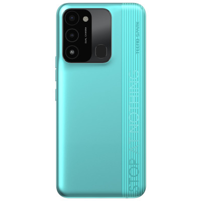 Смартфон Tecno Spark 8С (KG5n) 4/64GB Turquoise Cyan, зеленый