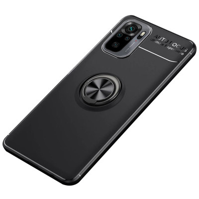 Накладка Color Ring Xiaomi Redmi Note 9 Черная