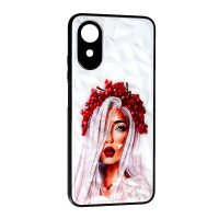 Чохол накладка Prisma Ladies OPPO A17 Українська дівчина Чохол накладка Prisma Ladies OPPO A17 Українська дівчина