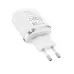 Мережевий зарядний пристрій Borofone BA36A microUSB QC3.0 Білий