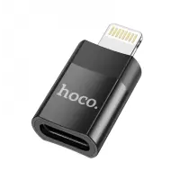 Переходник адаптер OTG Hoco UA17 Lightning to USB+C Чёрный
