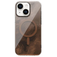 Чохол Накладка Shiny Mountain MagSafe iPhone 13/ iPhone 14 (Chocolate)