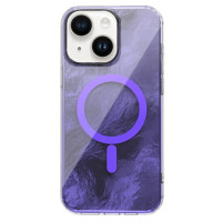 Накладка Shiny Mountain MagSafe iPhone 13/ iPhone 14 Фиолетовая