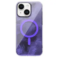 Накладка Shiny Mountain MagSafe iPhone 13/ iPhone 14 Фиолетовая