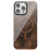 Чохол Накладка Shiny Mountain MagSafe iPhone 15 Pro Max (Chocolate)