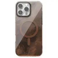 Чехол Накладка Shiny Mountain MagSafe iPhone 15 Pro Max (Chocolate)