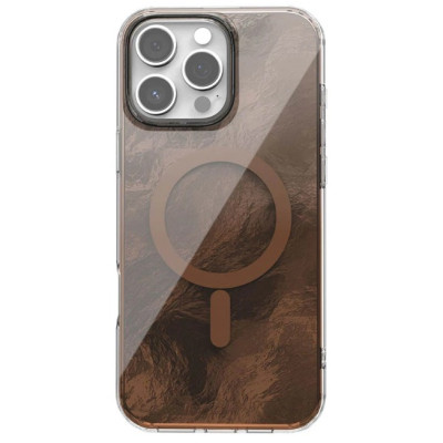 Чехол Накладка Shiny Mountain MagSafe iPhone 16 Pro Max (Chocolate)