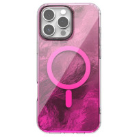 Накладка Shiny Mountain MagSafe iPhone 16 Pro Max Розовая