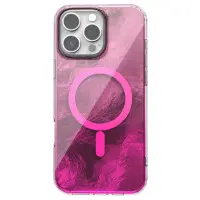 Накладка Shiny Mountain MagSafe iPhone 16 Pro Max Розовая