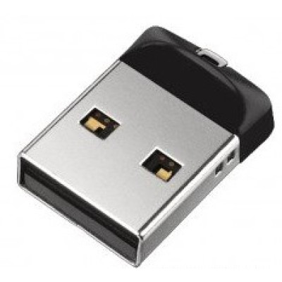 Флеш пам\'ять USB 16Gb San Disk Cruzer Fit USB 2.0 Black, Чорний