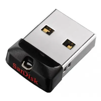 Флеш память USB 16Gb San Disk Cruzer Fit USB 2.0  Black, Черный