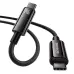 Кабель дата Baseus Tungsten Type-C to Type-C 1м 240W Чёрный Кабель дата Baseus Tungsten Type-C to Type-C 1м 240W Чёрный