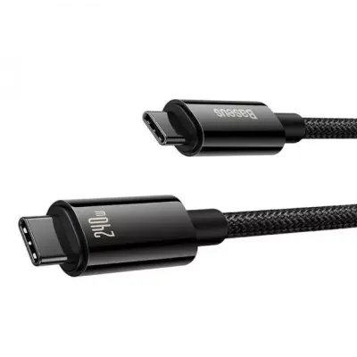 Кабель дата Baseus Tungsten Type-C to Type-C 1м 240W Чёрный Кабель дата Baseus Tungsten Type-C to Type-C 1м 240W Чёрный