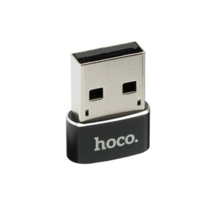 Перехідник адаптер OTG Hoco UA6 Перехідник адаптер OTG USB to Type-C Чорний