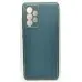 Чехол накладка X-Shield Samsung A525 (A52) Темно-синяя