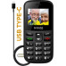 Мобільний телефон Sigma Comfort 50 EASY TYPE-C Black, чорний