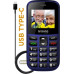 Мобільний телефон Sigma Comfort 50 EASY TYPE-C Blue, Синій