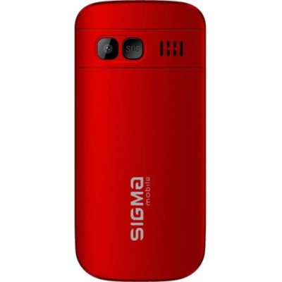 Мобільний телефон Sigma Comfort 50 EASY TYPE-C Red, Червоний