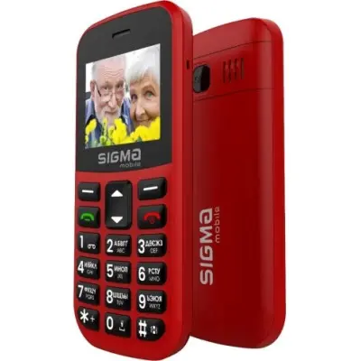 Мобільний телефон Sigma Comfort 50 EASY TYPE-C Red, Червоний