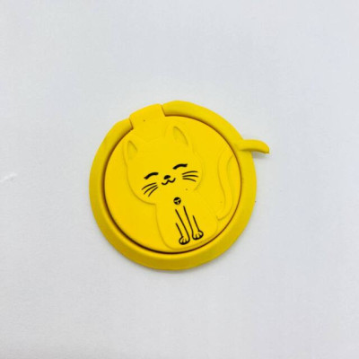 Тримач PopSocket Кільце Cat Жовтий