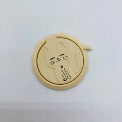 Тримач PopSocket Кільце Cat Бежевий