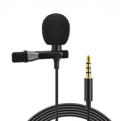 Мікрофон Петличний 3.5мм Black, Чорний Мікрофон Петличний 3.5мм Black, Чорний