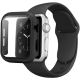 Ремінець Apple Watch 38мм Силікон+скло чорний Ремінець Apple Watch 38мм Силікон+скло чорний