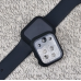 Ремінець Apple Watch 38мм Силікон+скло черный