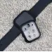 Ремінець Apple Watch 38мм Силікон+скло черный