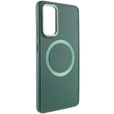 Чехол накладка Bonbon Metal MagSafe Samsung A546 (A54 5G) Зелений (Army Green)