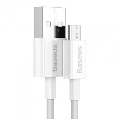 Кабель дата Baseus Superior MicroUSB 1м Білий