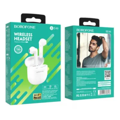 Беспроводные наушники Borofone BE49 White, белый Беспроводные наушники Borofone BE49 White, белый